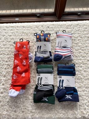 New Set of 5 Pairs of Compression Socks Size Large/XL
